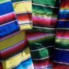 Blankets on San Juan Chamula market