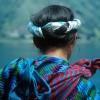 From behind, Atitlan lake