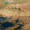 Flight over Okavango delta