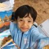 Postcard seller, Bagan