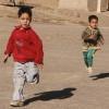 Running boys