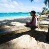 Sweet girl, Tambisan beach