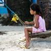 Sweet girl, Tambisan beach